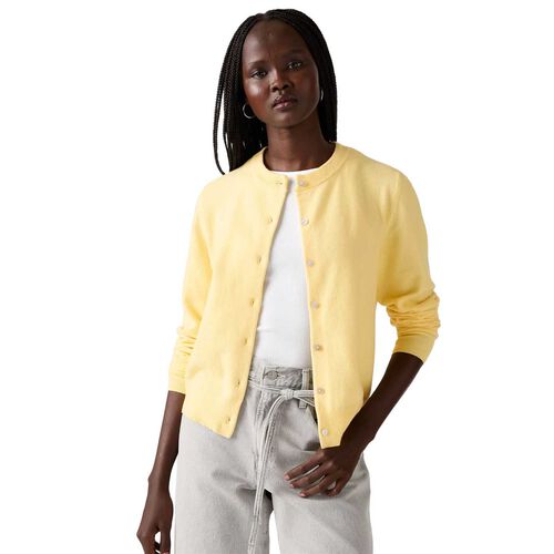 Levi's Tara Crewneck Cardi Mood Yellow